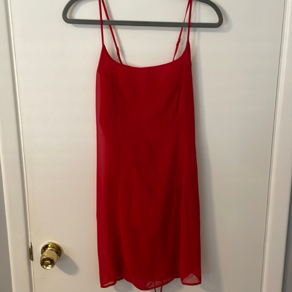 Red urban outfitters dress